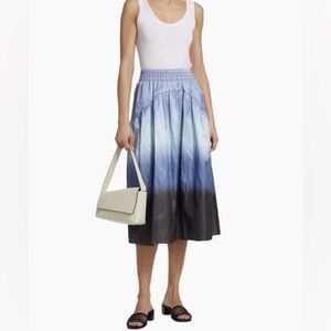 -Vince Ombré blue skirt - New With Tags
